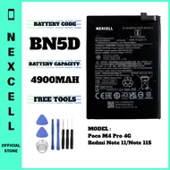 NEXCELL Bateri Serasi untuk Xiaomi Pocophone Poco M4 Pro 4G / Redmi Note 11 / Note 11S Battery Bater