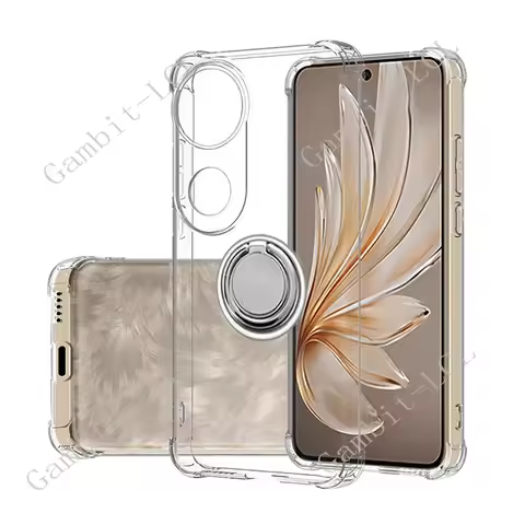 For Vivo V50 6.77" VivoV50 2025 V 50 V2427 Back Ring Holder Bracket Phone Cover TPU Soft Silicone Ca