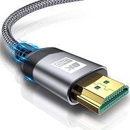 AviBrex 8K HDMI 2.1 Cable 20ft, Ultra HD High Speed 48Gpbs 8K@60hz 4K@120hz 144Hz eARC HDR10 4:4:4 HDCP 2.2 &amp; 2.3 Dolby Compatible with PS5/ Fire TV/Roku TV/PS 5/Xbox Series X/Samsung/Sony