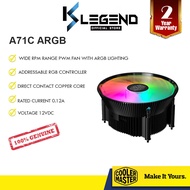 Cooler Master A71C ARGB CPU Cooler Fan/WITH ARGB CONTROLLER  - Support AM4