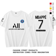Paris Saint Germain home jersey short sleeved T-shirt Paris Messi Mbappe Neymar commemorative shirt 