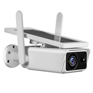 Outdoor Solar Security Camera 4MP Chargeable Battery Wireless WiFi Home Surveillance Camera with PIR