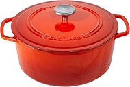 Marquette Castings 6 qt. Enameled Cast Iron Dutch Oven (Iron Red)