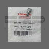 น็อตยึดฝาครอบแฮนด์หน้า Wave125i ไฟเลี้ยวบังลม (90103-KPH-720) โบ้ลท์ยึดฝาครอบแฮนด์หน้าแท้ อะไหล่ฮอนด