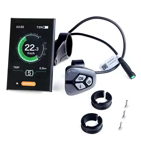 Ebike Display for Bafang BBS01/02 BBSHD Mid Drive Motors Electric LCD E-Bike Display Accessories Con