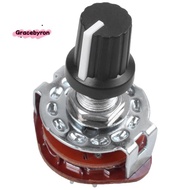 Electronic Machine 4P3T 4Pole 3 Position 2 Deck 16 Pin Rotary Switch