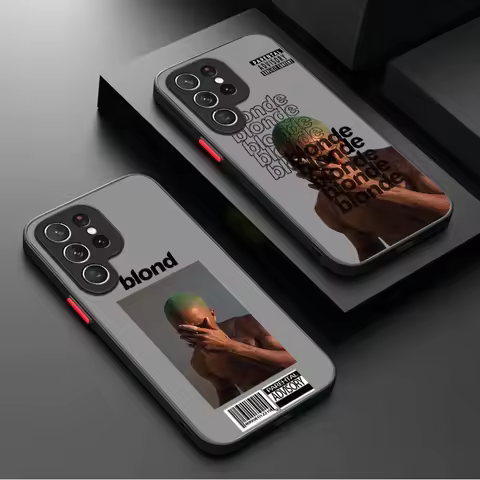Singer Frank Blonde Oceans Phone Case For Samsung Galaxy S24 S23 S22 Ultra S21 S20 FE S10 Plus A15 A