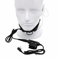 Z Tactical Throat Mic Z003 Air Tube Headset with U94 PTT for Baofeng UV-5R BF-A52 Kenwood TK-208 TYT