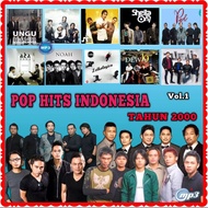 MP3 CD CASSETTE 200 INDONESIAN POP BAND SONGS 2000S - POP BAND SONGS CD CASSETTE - MP3 CD INDONESIAN