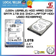 (100% usable) HDD Hard Disk SATA 1TB 2.5 inch LAPTOP HDD-USED MixBrand