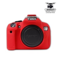 MERAH Canon 600D Silicone 650D/ 700D Silicone Case Red DSLR Camera Silicon Case