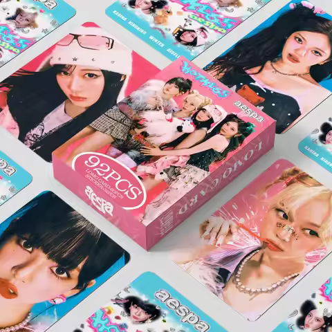 92PCS Korean Hot Idol New Album "LEMONADE" HD Lomo Cards KARINA NINGNING GISELLE WINTER High Quality