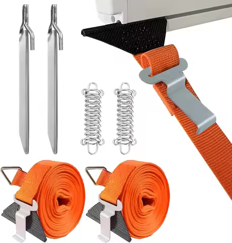 Caravan Camping Awning Tie Down Kit Awning Wind Stabilizer Camper RV Motohome Awning Anchors Accesso