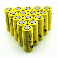 26650Lithium battery yellow case3.7V Rechargeable Flashlight High Capacity26650Lithium Battery