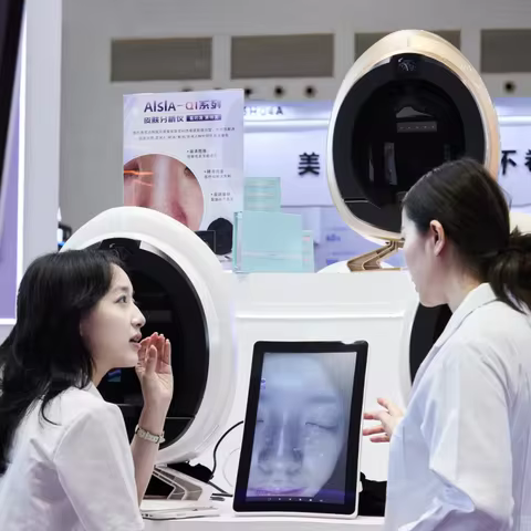 AISIA Q1 3D AI Facial Skin Analyzer Detection Skin Problem Diagnosis 8 Spectrum Professional Analysi
