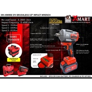 XM-HIW850 XMART 21V BRUSHLESS 1/2" IMPACT WRENCH 850NM