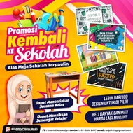 ALAS MEJA KELAS MURID SEKOLAH KIDDO [SDM NEW DESIGN]