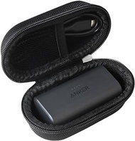 Adada Hard Travel Case for Anker Nano Power Bank, Portable Charger 5,000mAh (Black)