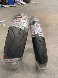 Vee Rubber vrm456 ขนาด 100/80-17  140/70-17  TL