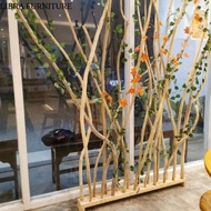 Home room partition, unique room divider, teak wood twigs - FINE SANDING, free shipping