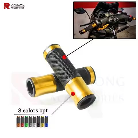 Universal 22mm 7/8" Motorcycles Handle Hand Grip Cafe Racer Handlebar Grips For Yamaha TMAX T MAX T-
