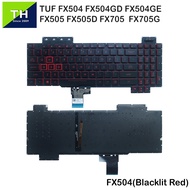 Asus TUF Gaming FX705 FX705G FX705A FX705 FX705GE FX705D FX504 Backlit Red Laptop Replacement Keyboa