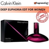 Calvin Klein Deep Euphoria EDT for Women (100ml) Eau de Toilette cK Purple [Brand New 100% Authentic Perfume]