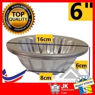 6" Aluminium Pudding Cake Jelly Mold Fluted Jelly Mould Coronel Jelly Mould Pudding Mould acuan kek 