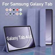 For Samsung Galaxy Tab A11 Case 8.7inch 2025 SM-X133 SM-X135 Soft TPU Back Folding Stand Tablet Acce