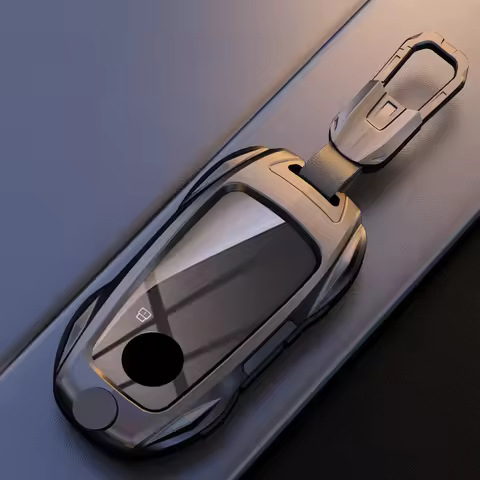 Metal Car Remote Key Cover Case Holder Protector Shell Fob For BMW New 530Li I5 IX1 X1 X5 840I 740Li