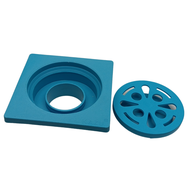 Tutup Floor Drain 4 Inch Saringan Lantai Kamar Mandi Segi stainless