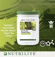 NUTRILITE Soy Protein Drink Mix Green Tea Flavor โปรตีนแอมเวย์ นิวทริไลท์ โปรตีน รสชาเขียว 450 กรัม