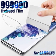 Samsung Galaxy S22 S21 S20 S10 S9 S8 Plus S21FE S20FE S7 Edge Note 20 Ultra 10 Plus Note 8 9 Full Coverage Soft Hydrogel Film Screen Protector