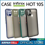 case infinix hot 10s - biru