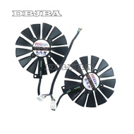 ☊2PCS FDC10M12S9-C Graphic Card Cooling Fan For ASUS DUAL RX580 O8G ❣j?hQ~