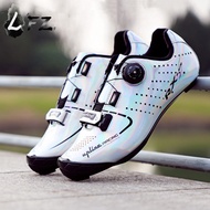 【Free shipping】Upline road cycling shoes men racing road bike shoes self-locking colorful bicycle sneakers athletic ultralight professional