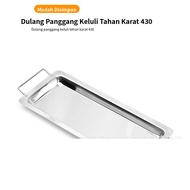 430 Stainless Steel Barbecue Pan Foldable, Barbecue Chicken Thigh Rack