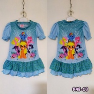 Dress Little Pony Daster Little Pony Dress Balita Little Pony Usia 2-4 tahun DTB DAB Dress Daster Sa