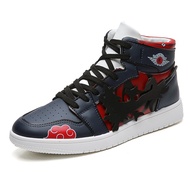 รองเท้าผ้าใบ ทรงสูง ลายการ์ตูนนารูโตะ Uchiha Itachi ขนาดใหญ่ สําหรับคู่รัก