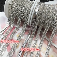 Diamond Chain diy Accessories Rhinestone Chain 3.0mm Claw Chain 2.0mm Three Row Secret Chain 3 Row C
