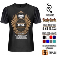 JUNE T-SHIRT BESTYANG - WINGS CROWN 6TH MONTH BIRTH T-SHIRT READY