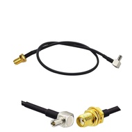 TS9 to SMA Female External Antenna Adapter 12'' Cable Pigtail for USB Modems, Hotspots & Routers ( A
