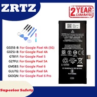 High-Quality Battery ZRTZ GTB1F G27FU GMSB3 For HTC Google Pixel 4A 5 6 5A 6A Pro Pixel5 Pixel6 5G G