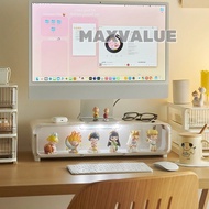 Maxvaluesg® Monitor Stand Popmart Display Box / Figurine Display Office Desk Computer Screen Stand
