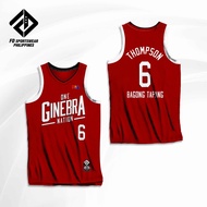 ONE GINEBRA NATION RED BARANGAY GINEBRA SCOTTIE THOMPSON PBA FULL SUBLIMATED JERSEY