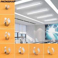 ANGINGBAOGP 5Pcs Spring Terry Clip, Clamp Holders With Rubber Protection Lamp Tube Clip, Fixing Clip