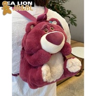Strawberry Bear Backpack Plush Doll Bag Lolita Bag