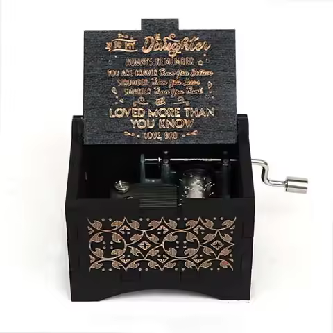 VIP-11 Dream Wooden Music Box Birthday Gifts Coming-of-age Gifts Home Decoration