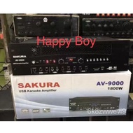 Sakura Amplifier AV-9000 1800W x2 Original/brandnew  FM Radio, USB/SD Port, Bluetooth (Tested before