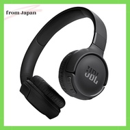 JBL TUNE 520BT wireless headphones bluetooth sealed up to 57 hours continuous playback On-ear USB Type C charging multipoint JBL app compatible Black JBLT520BTBLK